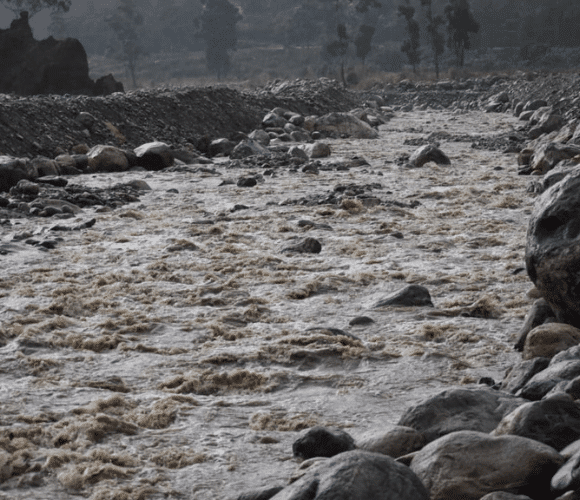 Heavy floods 